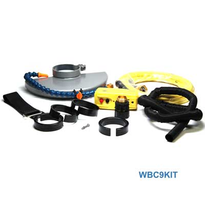Angle grinder sales wet cutting